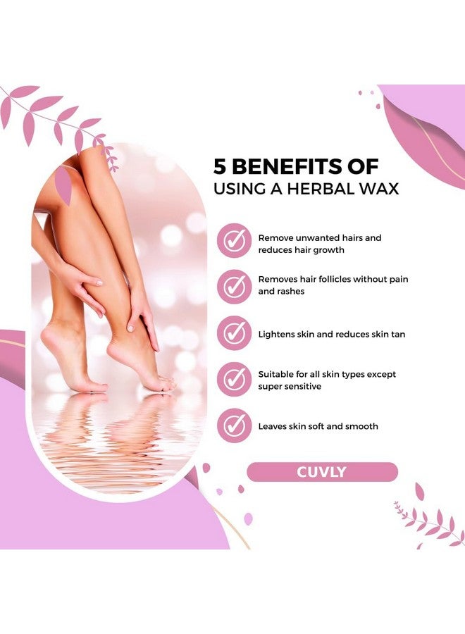 CUVLY Wax Powder for Women Hair Removal Wax Powder 10 Minutes Painless Easy to use at home,Painless No side Ifect, Bikni Wax Women and Girls, Men Wax Powder Instant Hair Remover (Chocolate Wax Powder) - Image 4