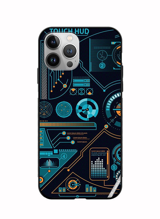 VR CREATIVE Protective Case Cover For Apple iPhone 11 Pro Max Touch Hud Design Multicolour - Image 1
