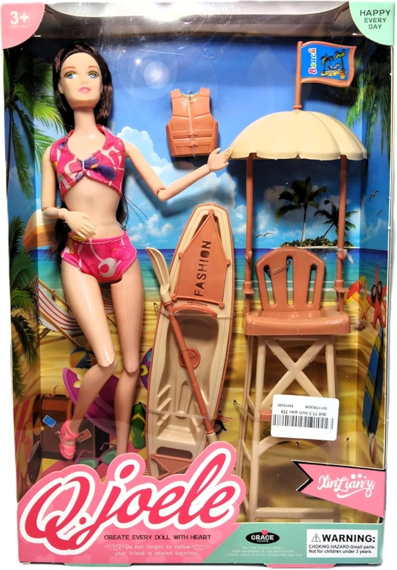 3 اي دمية إكسسوارات متنوعة للبنات 11.5 بوصة (AST358)