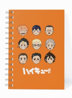 Lit Haikyuu A5 Notebook Haikyuu A5 Size Spiral Notebook Team Anime Lit Haikyuu A5 Notebook Haikyuu A5 Size Spiral Notebook Team Anime
