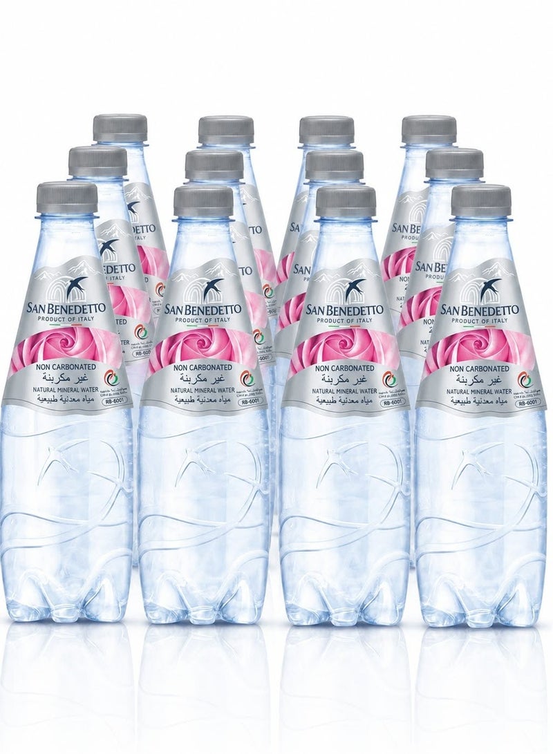 San Benedetto Prestige Still Mineral Water - Pack of 12 Bottles (500ml Each) - Image 1