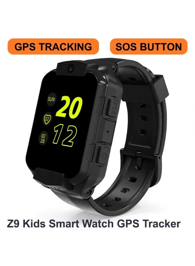 نابي Nabi Z9 Kids Smart Watch – GPS Real-Time Location Tracker, Two-Way Voice Calling, HD Touchscreen, SIM Card Support, Waterproof Design, SOS Emergency Alert, Built-in Games & Camera – Ideal Safety Watch for Boys & Girls – Multi-Colour – Version - Image 1
