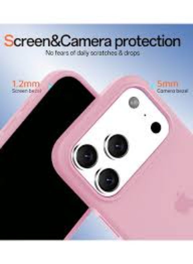 Apple iPhone 17 Pro 5G 2025 Soft Liquid Silicone Case Cover (Model MCRPSN) in Elegant Pink – Slim, Lightweight, Shock-Absorbent Protective Phone Case with Precise Cutouts and Comfortable Grip - Image 2