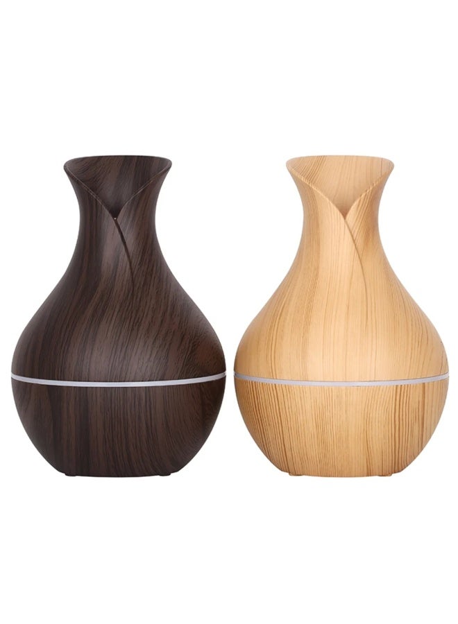 Ultrasonic Air Humidifier, USB Essential Oil Diffuser for Air Purification for Car, Family, Office, Home, Bedroom, Living Room, Study, Yoga and Spa (Dark, 200ml) - Image 4