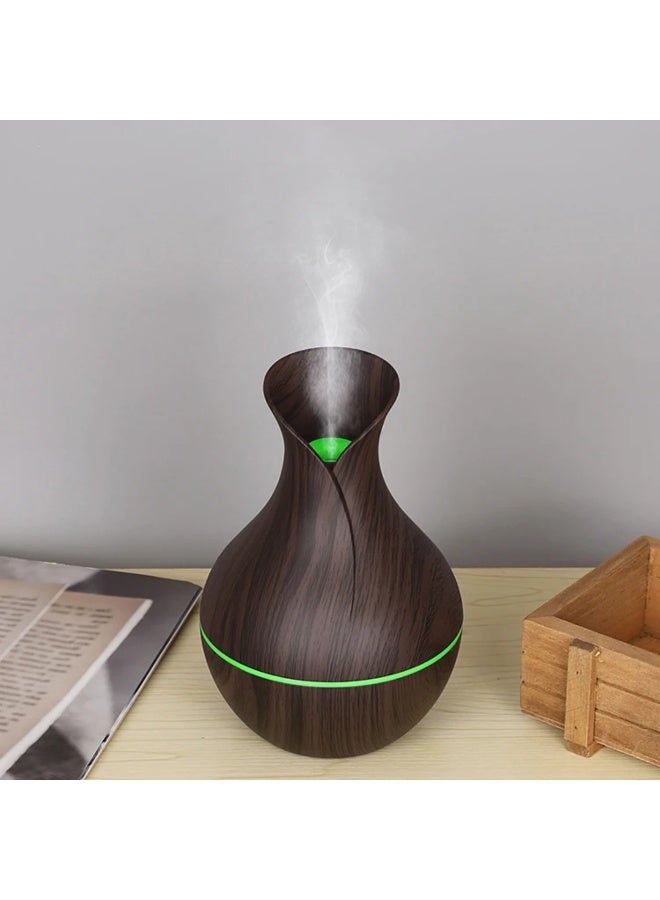 Ultrasonic Air Humidifier, USB Essential Oil Diffuser for Air Purification for Car, Family, Office, Home, Bedroom, Living Room, Study, Yoga and Spa (Dark, 200ml) - Image 5