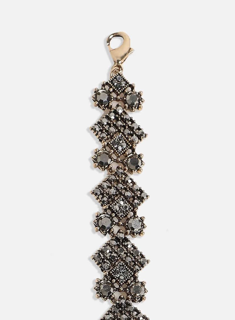 SOHI Crystal Flower Artificial Bracelet Jewellery