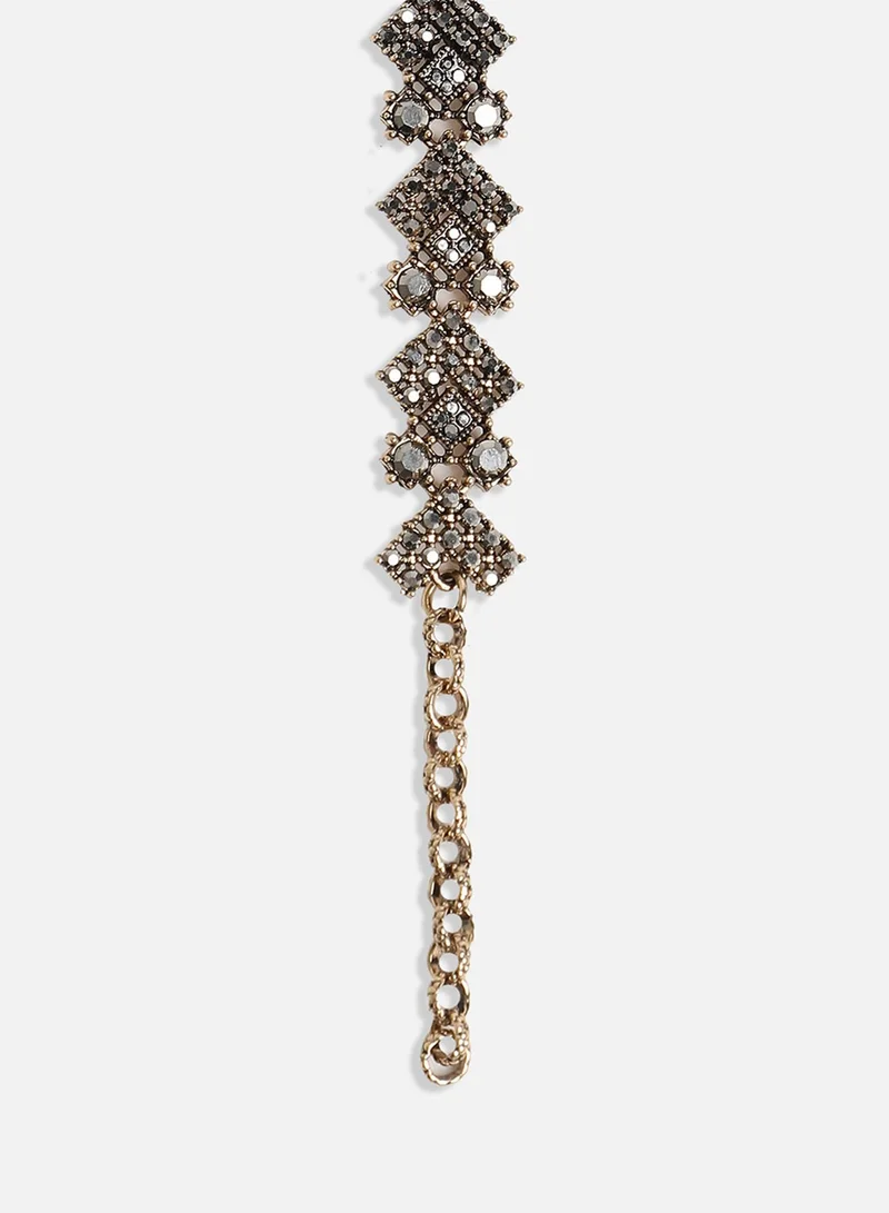 SOHI Crystal Flower Artificial Bracelet Jewellery