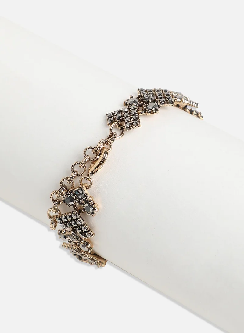 SOHI Crystal Flower Artificial Bracelet Jewellery