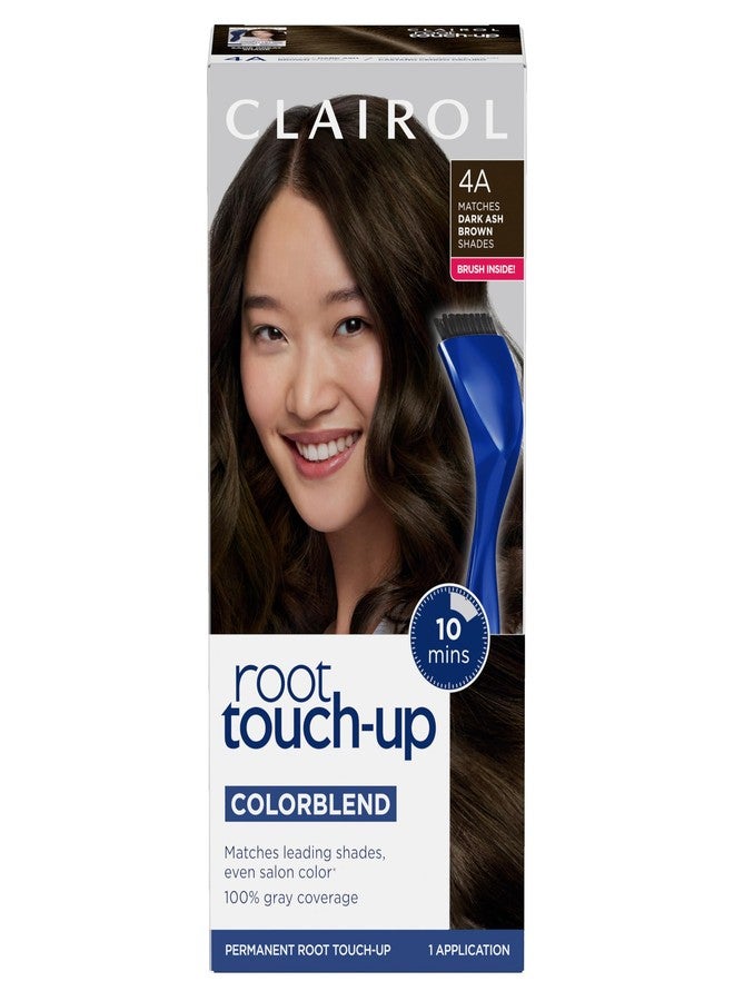 Clairol Root Touch-Up by Nice'n Easy Permanent Hair Dye, 4A Dark Ash Brown Hair Color, Pack of 1 - Image 1