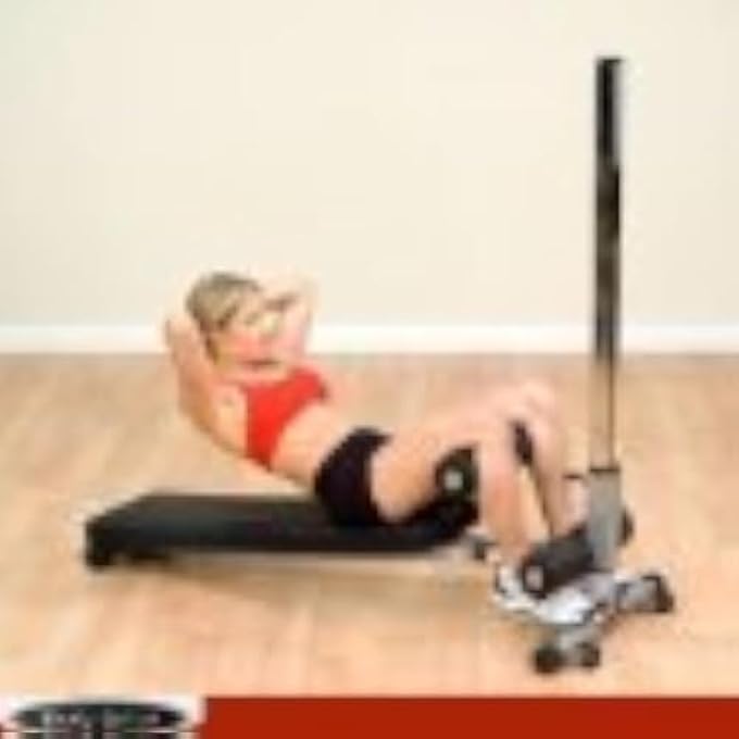 rayihni لوح تمرين البطن القابل للتعديل Body Solid Gab60=Wab60، رمادي/أسود - Image 2