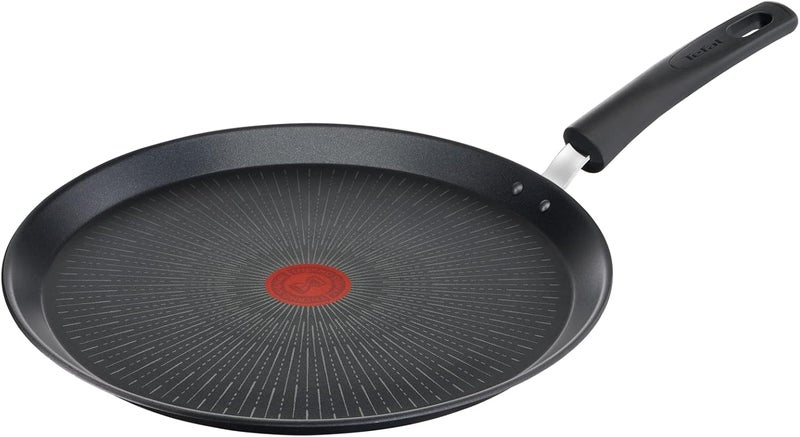 T-fal TEFAL Pancake Pan | UNLIMITED Pancake Pan 25 cm | Scratch resistance | 100% safe non stick coating | Thermo signal™ | Perfect searing | Made in France | Induction | 2 Years Warranty | G2553802 - Image 1
