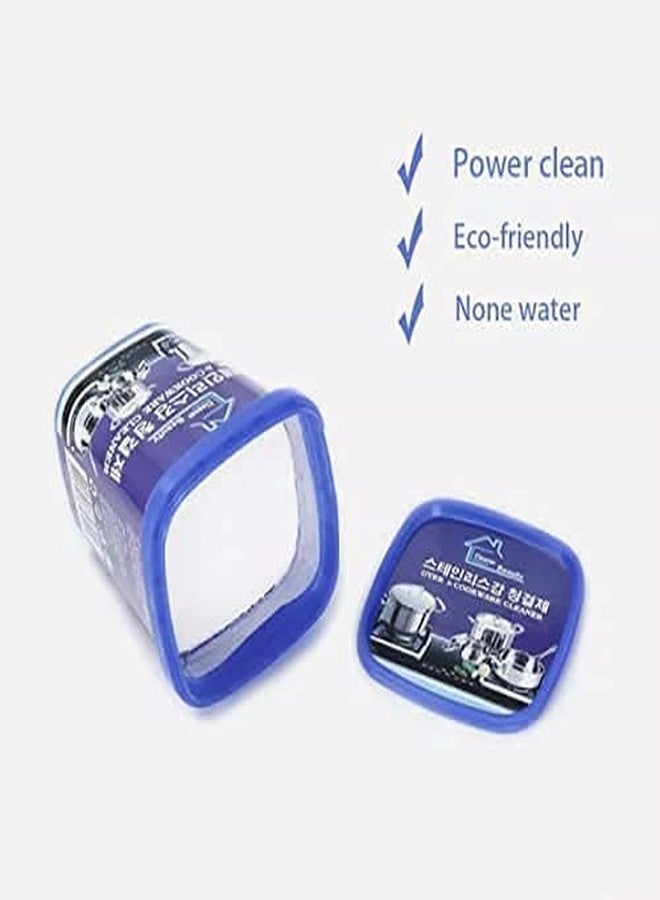 QUEBERS Heavy-Duty Cookware Cleaner Paste | Removes Burnt Stains, Grease & Rust | Pot & Pan Cleaner for Stainless Steel, Oven, Cooktop & Kitchen Utensils (1 Pack) (1) - Image 4