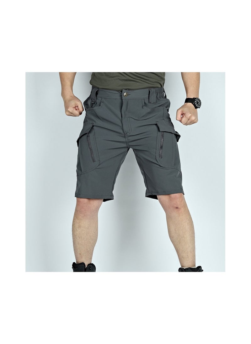 Loquat - Men Tactical Pants, Special Forces Camouflage Training Pants Grey - Image 1