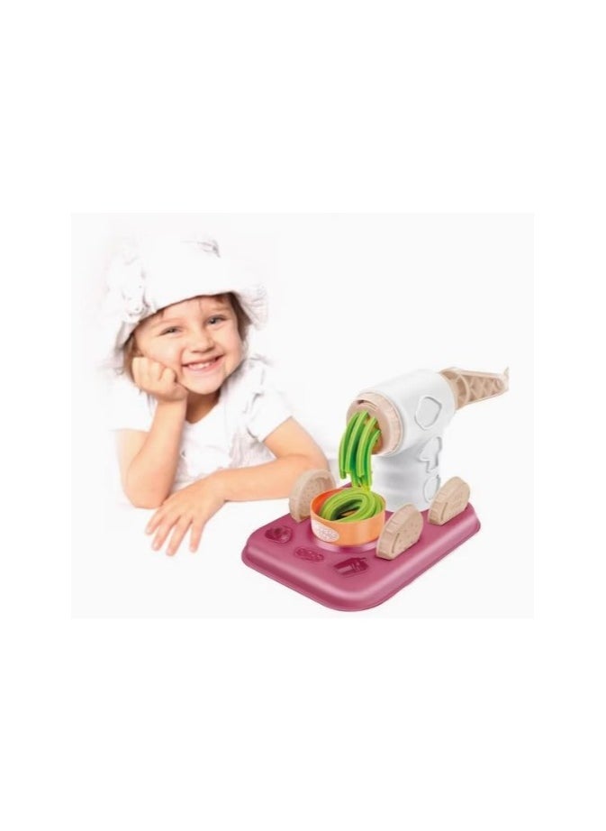 TOY GARDEN Dream Clay DIY Playset Creative Dough Extruder Kit for Kids Includes Molds, Tools, & 6 Colorful Clays  - Image 3