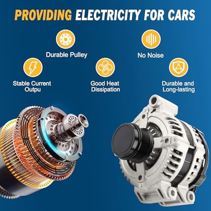 DOCAS Alternator Replacement for Town & Country 2011-2016, for Avenger 2011-2014, for Grand Caravan 2011-2016 11570 - Image 5