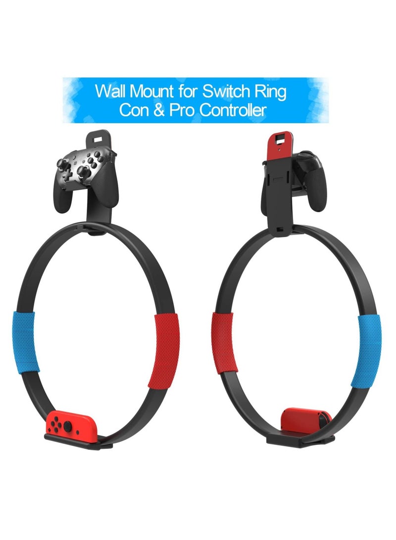 Captaintech Versatile Wall Hanger for Gaming Controllers and Accessories, Switch, Xbox, PS4, Ring Fit, and More - Image 3