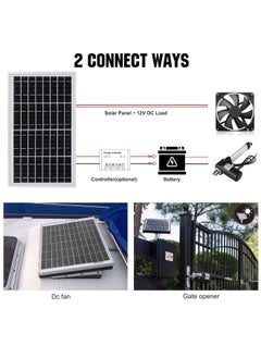 LTD Eco-Worthy 10W Solar Panel 10 Watt 12 Volt Pv Solar Module Solar Cell Panel  New  - Image 4