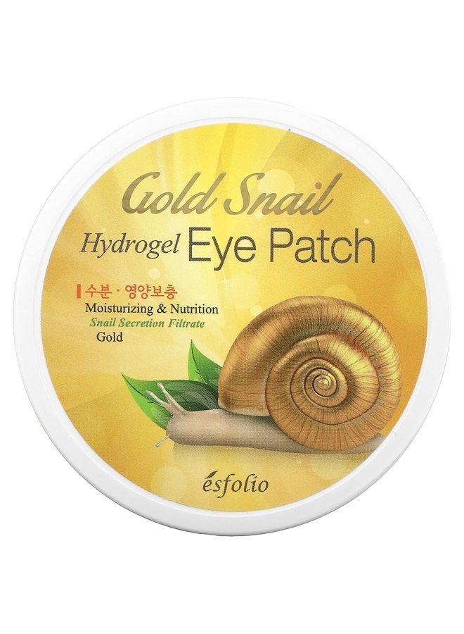 esfolio Gold Snail Hydrogel Eye Patch Anti-Wrinkle & Nutrition by Esfolio (60 PCS)
