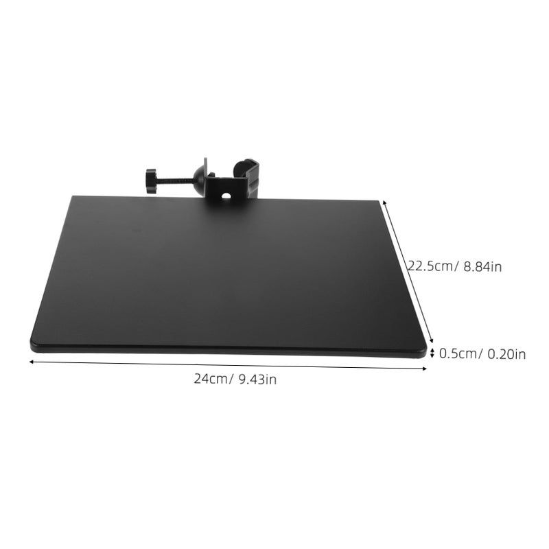 Adjustable Plastic Clamp On Mic Stand Tray Holder For Sound Cards And Sheet Music - Image 3