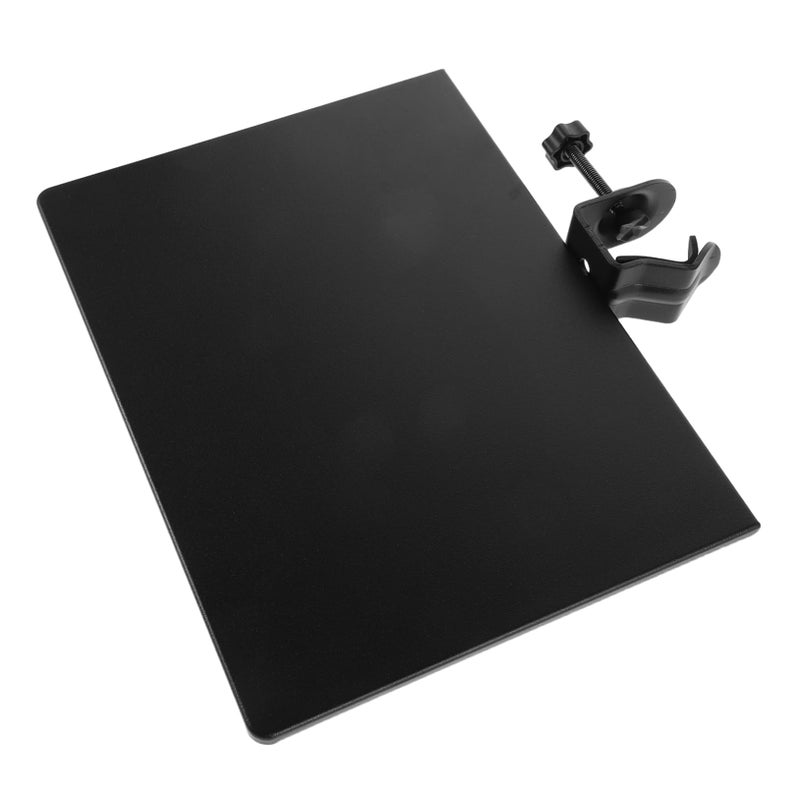 Adjustable Plastic Clamp On Mic Stand Tray Holder For Sound Cards And Sheet Music - Image 2