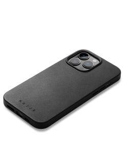 Mujjo Mujjo Leather Phone Case - Fits iPhone 14 Pro Max - MagSafe Compatible - Premium European Leather - Enhanced Phone & Camera Lens Protection - Black  - Image 2