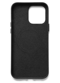 Mujjo Mujjo Leather Phone Case - Fits iPhone 14 Pro Max - MagSafe Compatible - Premium European Leather - Enhanced Phone & Camera Lens Protection - Black  - Image 5
