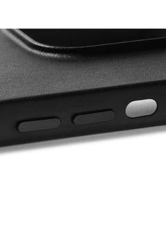 Mujjo Mujjo Leather Phone Case - Fits iPhone 14 Pro Max - MagSafe Compatible - Premium European Leather - Enhanced Phone & Camera Lens Protection - Black  - Image 3