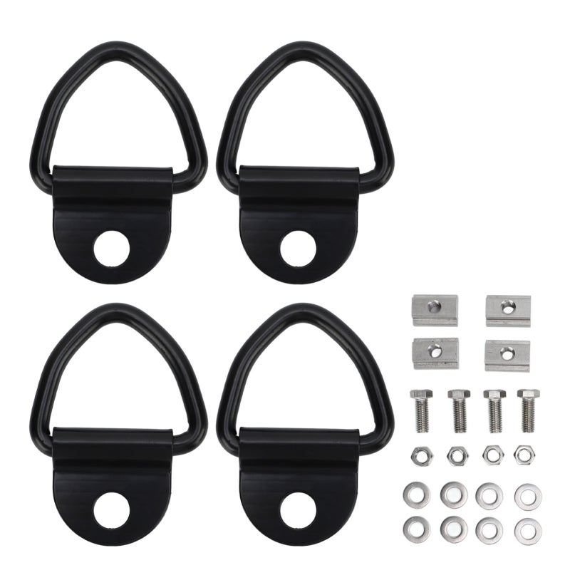 Metal T Slot Nuts Hex Head Screw Bolt Strong Durable - Easy Install Thread T Slot Nut for Trailer Truck Tie Down - Image 1