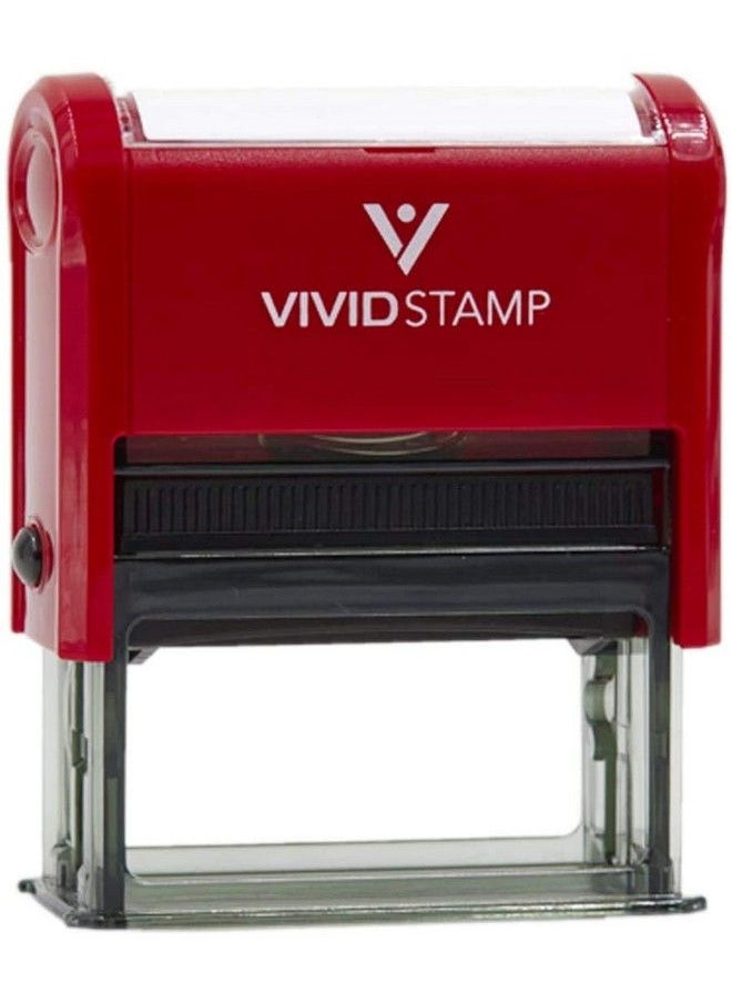 Vivid Stamp - Sent Self Inking Rubber Stamp (Red Ink) Medium - Image 1