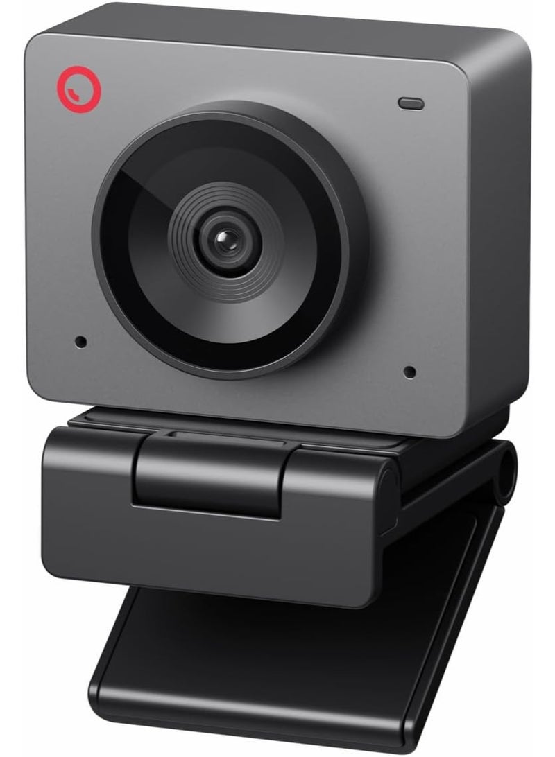 OBSBOT Meet SE 1080P@100 FPS Webcam for PC with 1/2.8 Inch Sensor, AI Image Adjustment & Auto Focus, Beauty Mode, Lightweight, Gesture Control, Staggered HDR, Webcam for Streaming, Meetings (Space Grey) - Image 1