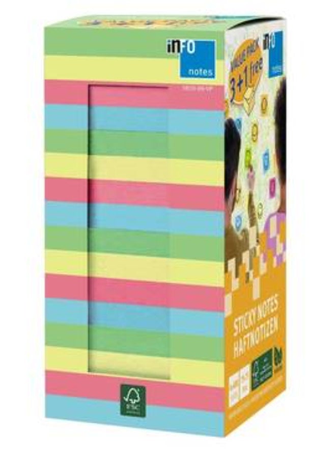 infonotes - Color Value Pack,75*75 mm,1600 Sheets Made In Germany - Image 2