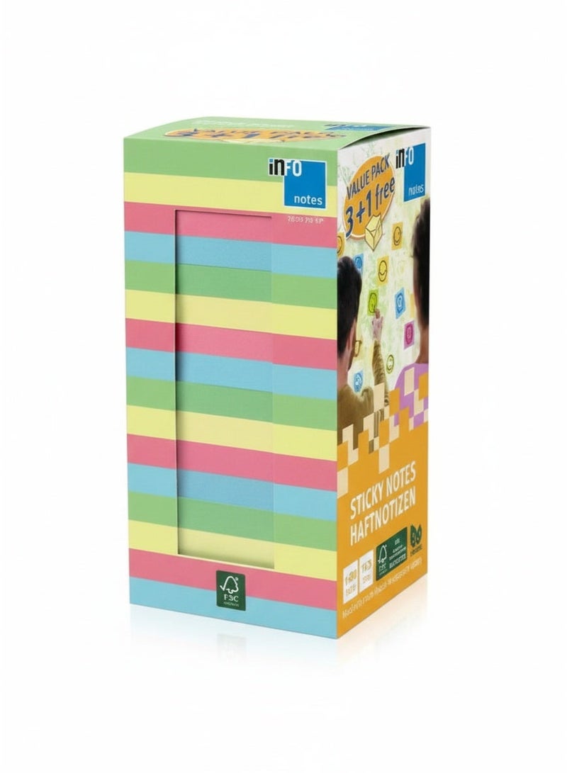 infonotes - Color Value Pack,75*75 mm,1600 Sheets Made In Germany - Image 3