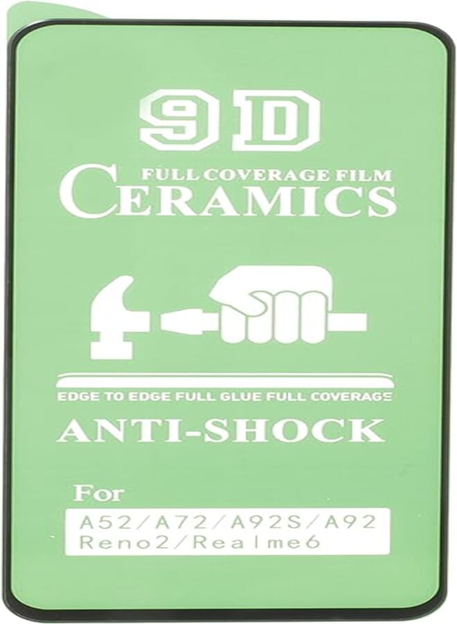 OR 9D Ceramics Screen Protection For Oppo A52 & Oppo A72 & Oppo A92s - 2725618791628