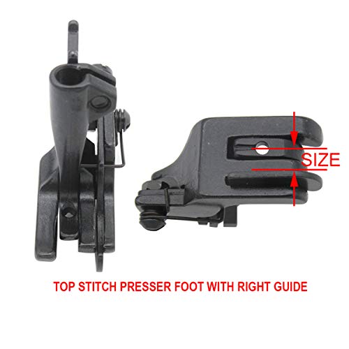 CKPSMS Brand-14SET Walking Presser feet Compatible with/Replacement for CONSEW Brand 206RB 226R 255 P1206RB Singer Brand 211A 211G 211W Single Needle Walking Foot Industrial Sewing Machine(KP-WF14) - Image 4