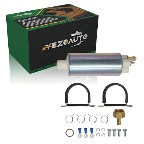 Yezoauto External Low Pressure Electric Fuel Pump with Installation Kits for Mercury Marine Outboard 225HP 2003-2005 Yamaha Outboard 200HP 225HP 250HP 2001-2010 69J-24410-02-00 888251T - Image 1