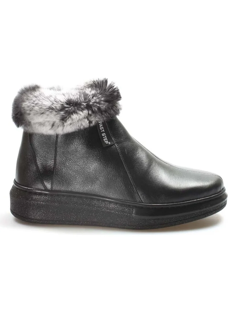 Fast Step Genuine Leather & Shearling Women's Sports Boots 733KZA0023