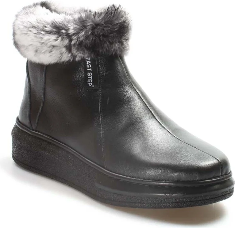 Fast Step Genuine Leather & Shearling Women's Sports Boots 733KZA0023