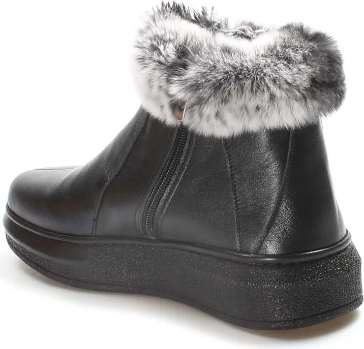 Fast Step Genuine Leather & Shearling Women's Sports Boots 733KZA0023