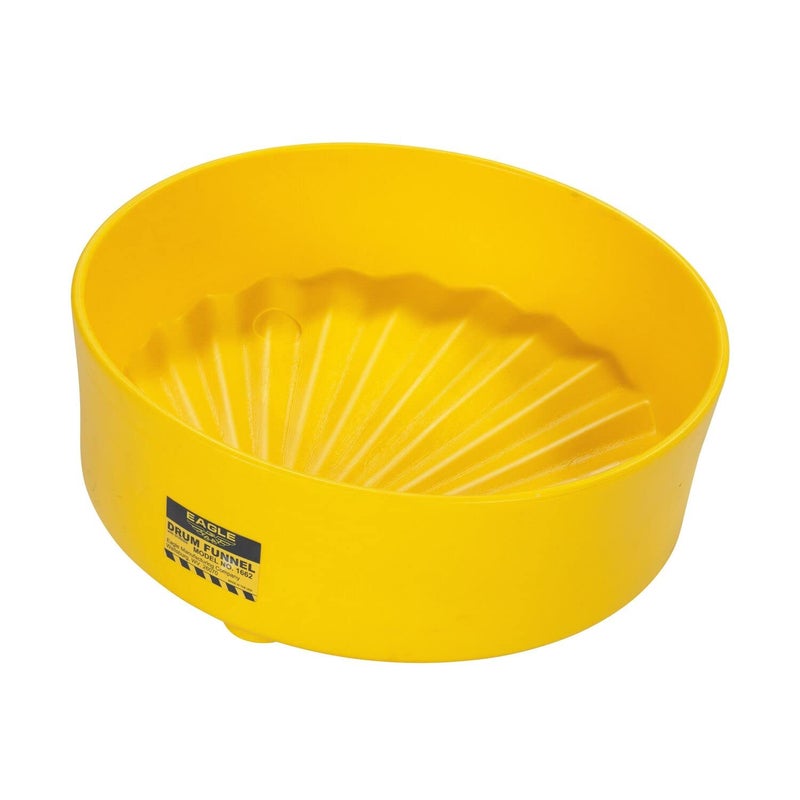 Eagle 1662 Drum Funnel with Brass Screen 18 Diameter x 7 Height Yellow