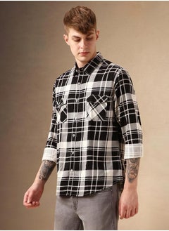 Dennis Lingo Men's Relaxed Fit Multi-Color Casual Shirt  - Image 3