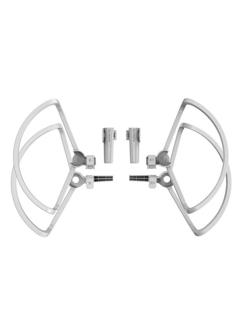 KASTWAVE - 2 in 1 Propellers Guard for Mavic Mini 2, with Landing Gear Extension Legs Protection Drone Accessories Foldable for DJI Mavic Mini 2/ Mini 1 / Mini SE Drone (Grey) - Image 1
