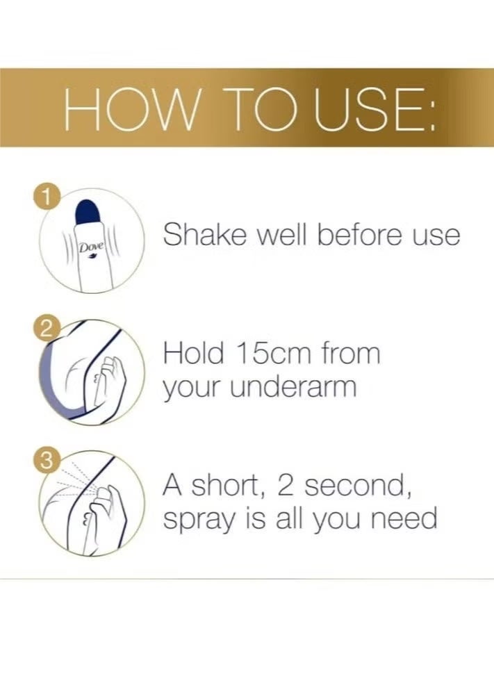 دوف مزيل عرق مضاد للتعرق للنساء – الرائحة الأصلية – 150 مل - Image 2