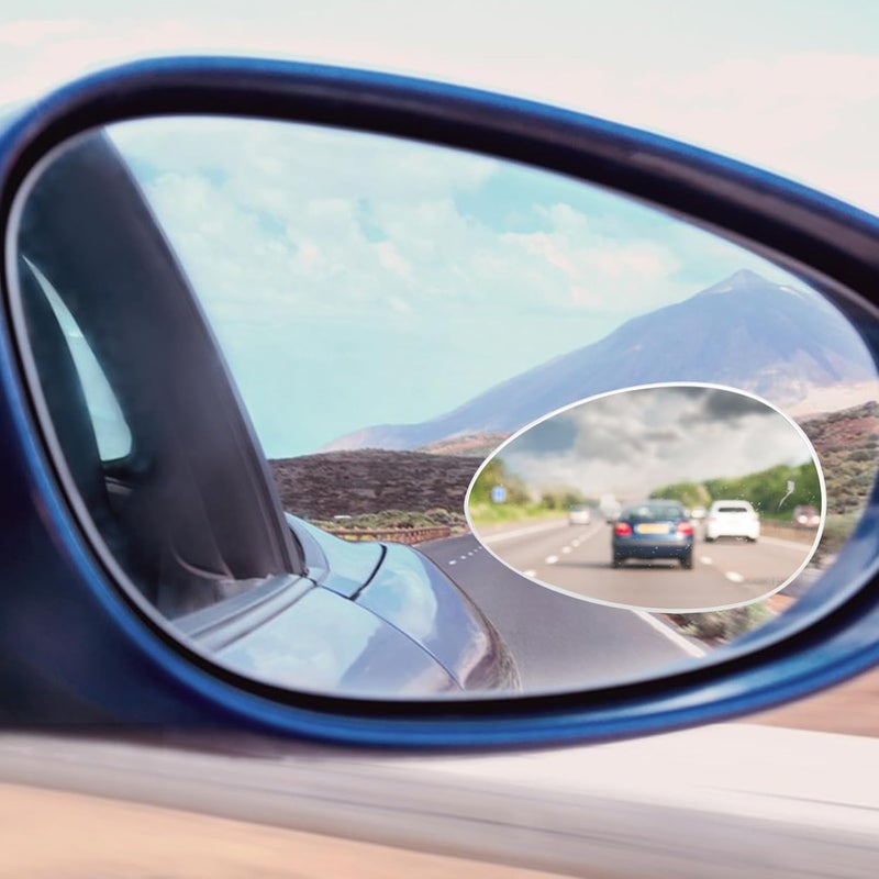 6pcs Frameless Blind Spot Mirrors Wide Angle Adjustable Rearview Mirrors for Car Suv Truck 360° Coverage Vehicle Side Accessories - Image 5