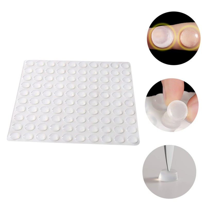 50 Pcs White Silicone Adhesive Door Pads Self Stick Bumpers For Cabinet Furniture Sound Dampening - Image 4