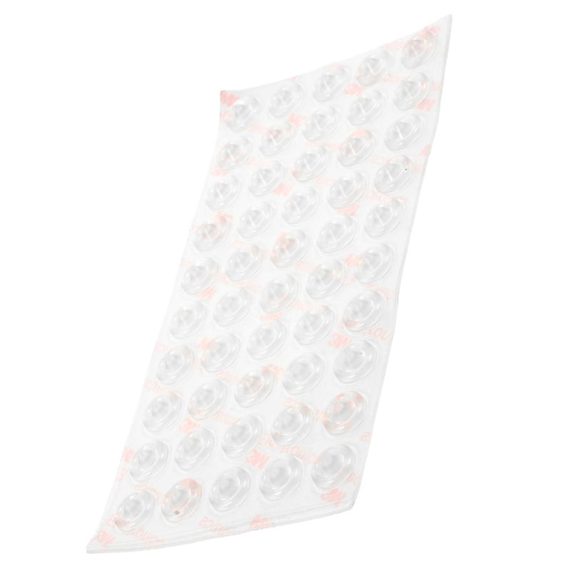 50 Pcs White Silicone Adhesive Door Pads Self Stick Bumpers For Cabinet Furniture Sound Dampening - Image 2