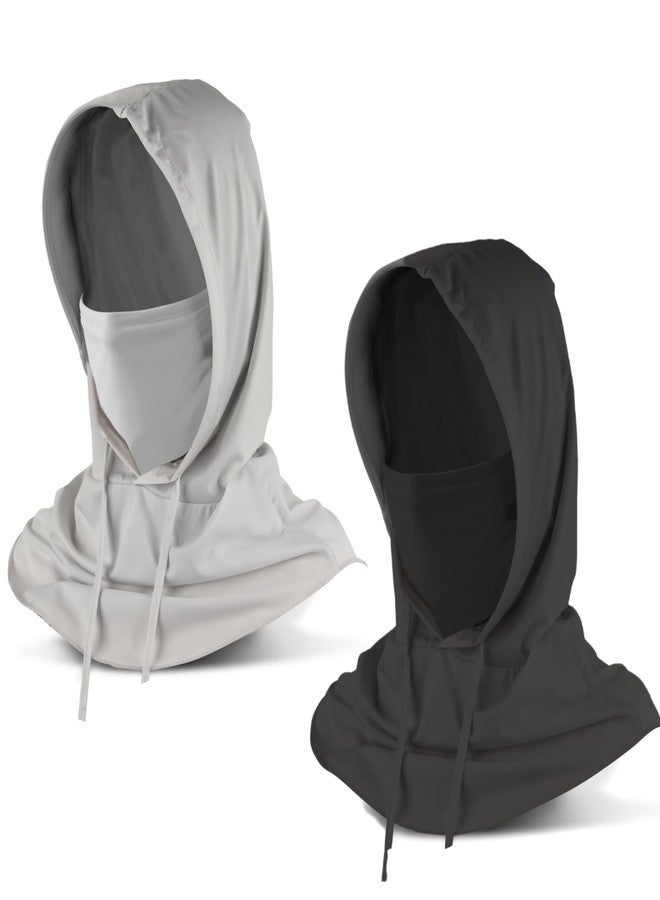 LECHI Balaclava Sun UV Protection Hood Breathable Full Head Mask Face Cover for Men Women Fishing Cycling,2 Pack - Image 1