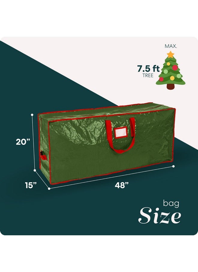 Handy Laundry Handy Laundry, Christmas Tree Storage Bag - Stores 7.5 Foot Artificial Xmas Holiday Tree, Durable Waterproof Material, Zippered Bag, Carry Handles, Protects Against Dust, Insects and Moisture.  - Image 3