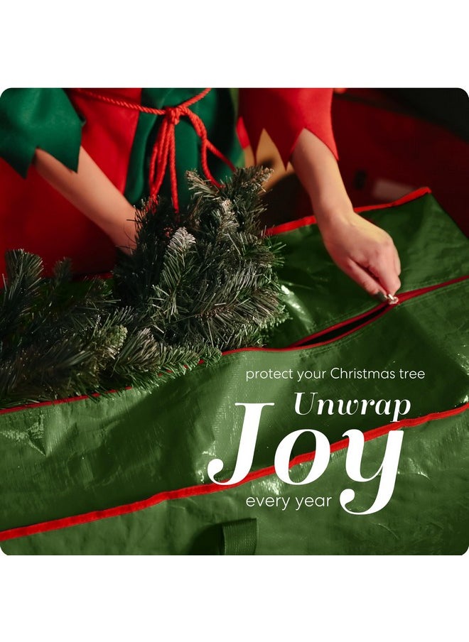 Handy Laundry Handy Laundry, Christmas Tree Storage Bag - Stores 7.5 Foot Artificial Xmas Holiday Tree, Durable Waterproof Material, Zippered Bag, Carry Handles, Protects Against Dust, Insects and Moisture.  - Image 2