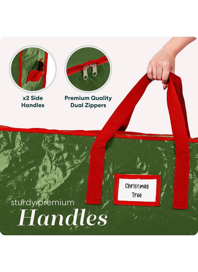 Handy Laundry Handy Laundry, Christmas Tree Storage Bag - Stores 7.5 Foot Artificial Xmas Holiday Tree, Durable Waterproof Material, Zippered Bag, Carry Handles, Protects Against Dust, Insects and Moisture.  - Image 5
