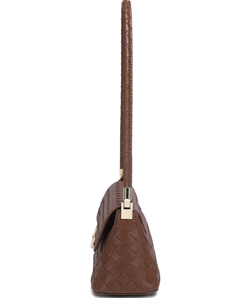 WSRYDJDL Shoulder Bags for Women Vintage Handbag Retro Classic Small Purse Cute Hobo Tote Handbag Mini Clutch Purse (BZ Coffee) - Image 3